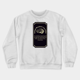 Potion Label: Instant Wisdom Concoction, Halloween Crewneck Sweatshirt